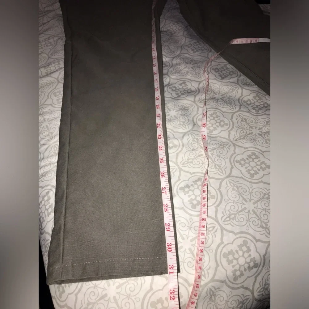 Lululemon Size 33x31 Mens ABC Warpstreme Classic Fit Reflective Pants Grey, Golf